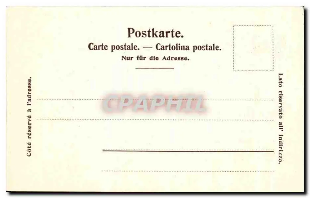 2. Brücke Via Mala — Gruß aus der Via Mala — unbekannter Verlag, Nr. 1335 - Rückseite