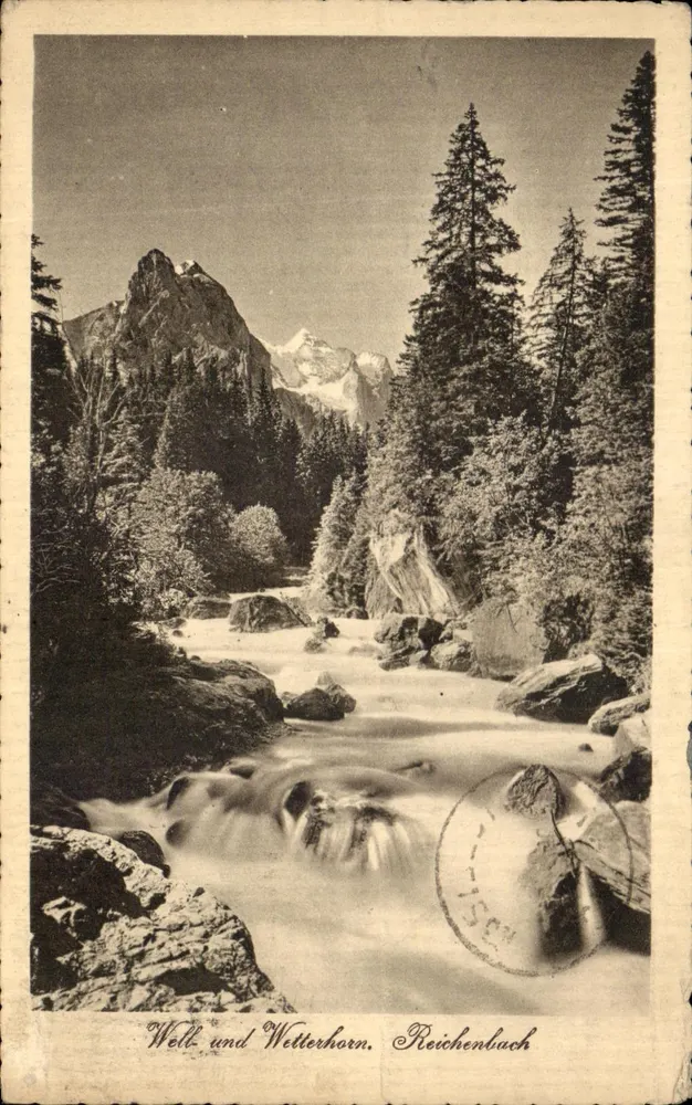 Welt- und Wetterhorn — Reichenhof — editore non visibile - Recto