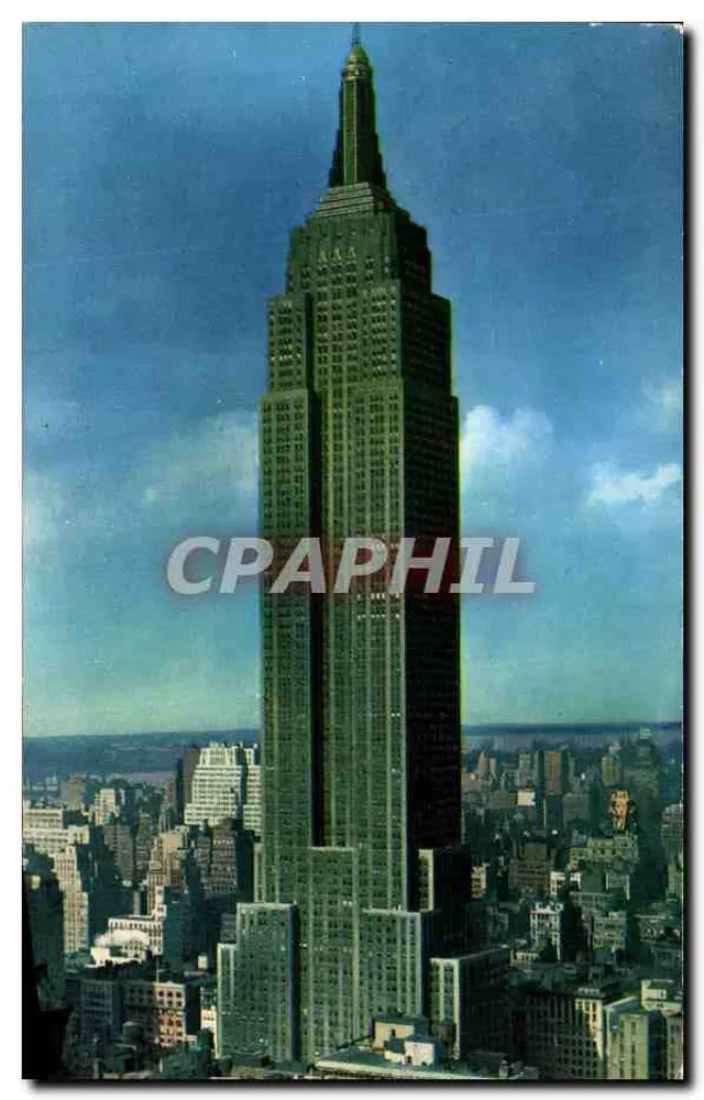 Empire State Building — New York City — Manhattan Post Card Pub. Co. Inc. - Vorderseite