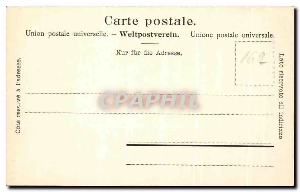 Vista de Mittel- und Ruchenglärnisch — Edição PhotoBlue Co Zürich, n° 2038 - Verso