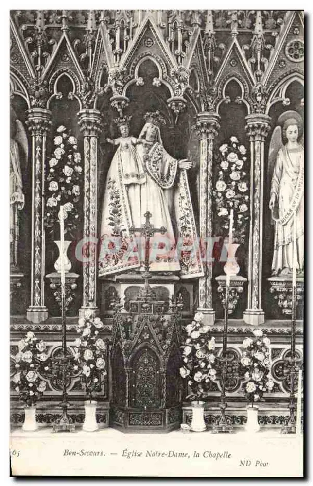 Bou-Scours — Kirche Notre-Dame, die Kapelle — ND Phot - Vorderseite