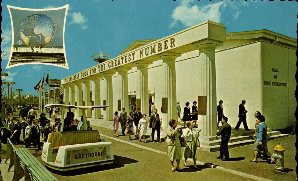 Hall of Free Enterprise — New York World's Fair 1964-1965 — DEXTER PRESS, INC. - Vorderseite