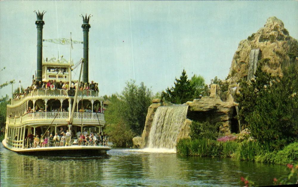 Mark Twain Dampfschiff — Frontierland — Disneyland Productions - Vorderseite