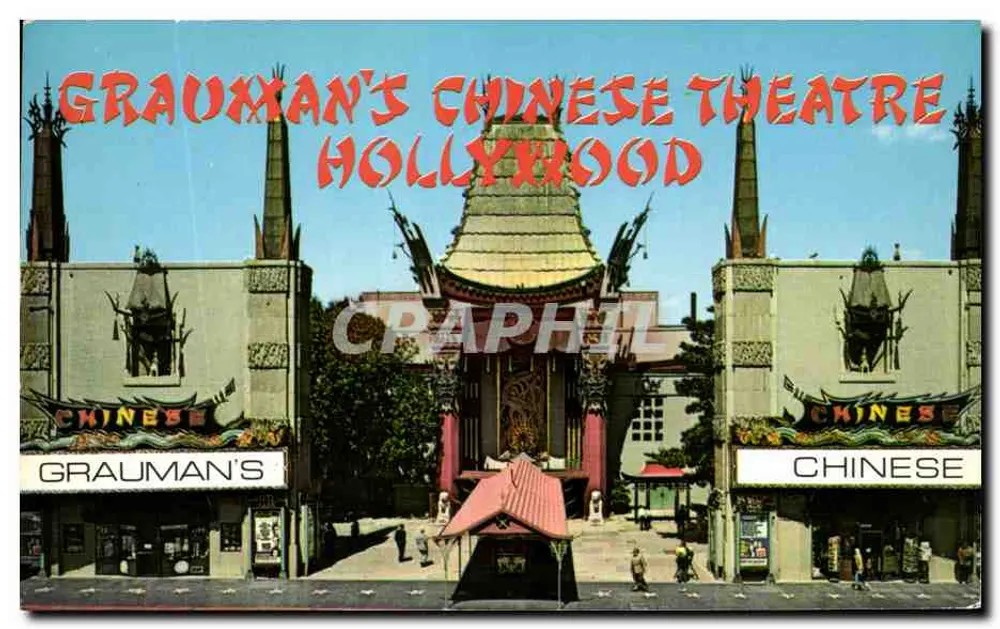 Grauman's Chinese Theatre — Hollywood — Plastichrome by Colourpicture - Vorderseite