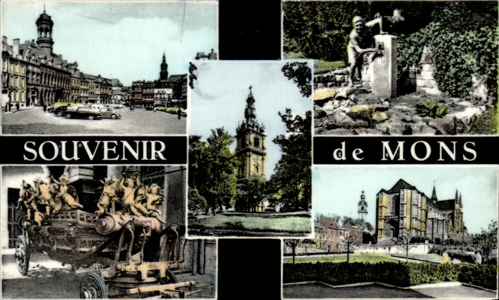 Mons — Lembrança de Mons — Artcolor Bruxelles - Frente