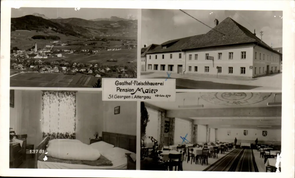 St. Georgen i. Ahergau — Gasthof-Fleischhauerei Pension Maier — VB-foto 579 - Vorderseite