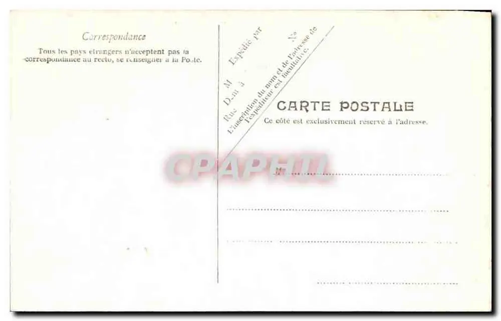 Amiens — Der Große Portal der Kathedrale — V. P. LARIS, N°3 - Rückseite
