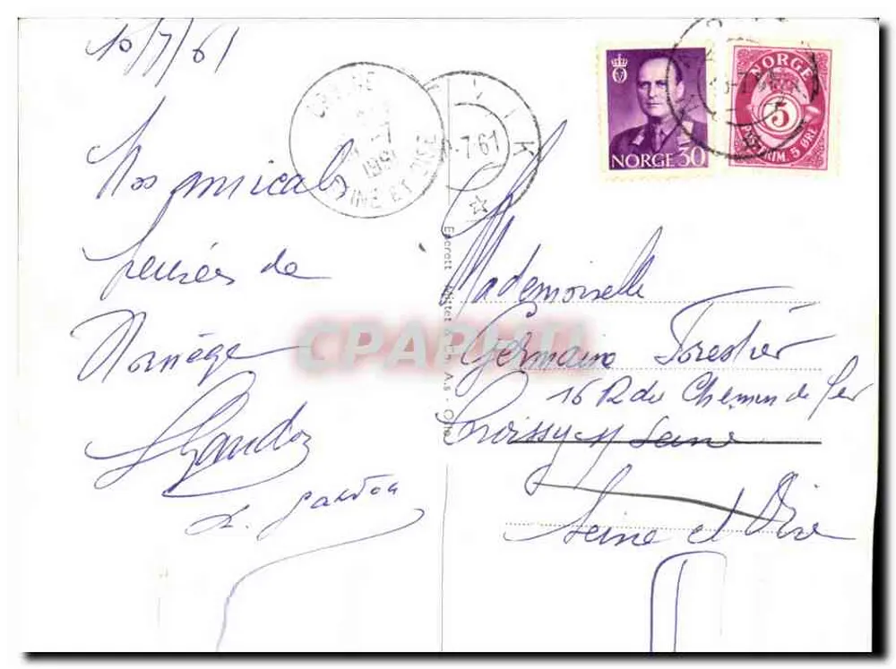 Narvik. Ankennesstrand avec « Den sovende dronning » — éditeur Miller, n° S. 62 - Verso