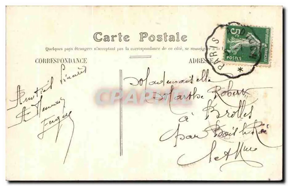 Environ de CHERBOURG — Phare de Gatteville — éditeur PHIL - Verso
