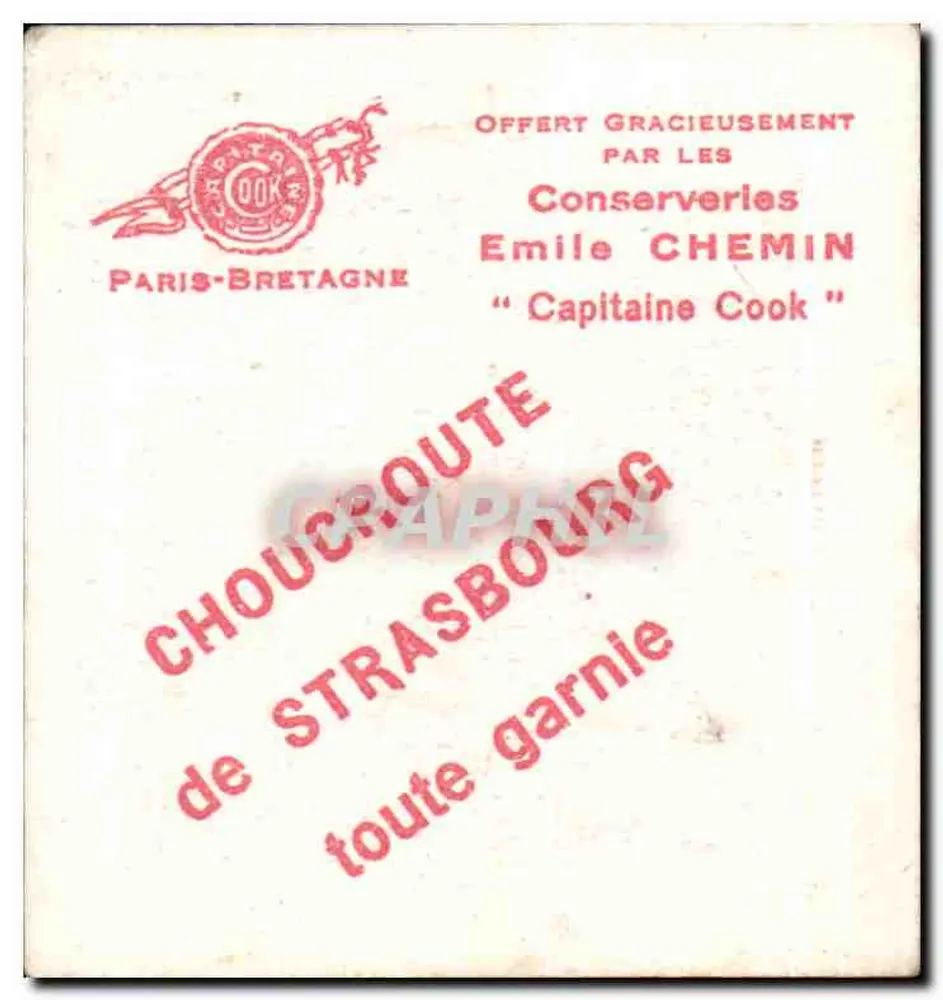 Bretonische Schleierkappe — Sammlung 'Bretonische Schleierkappen' — Cliché Hamonic, Saint-Brieuc - Rückseite