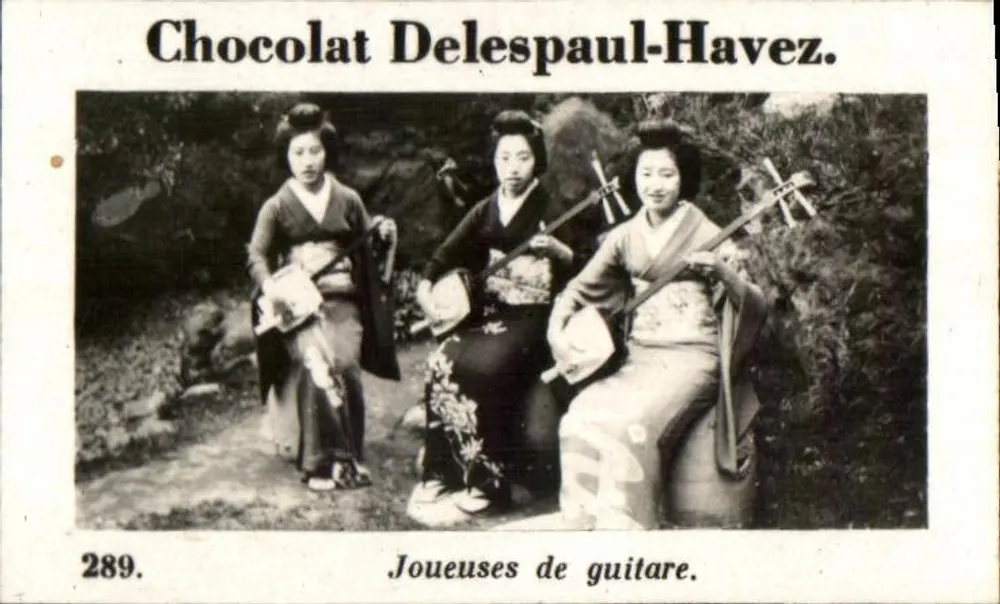 Gitarristen — Schokolade Delespaul-Havez — n° 289 - Vorderseite