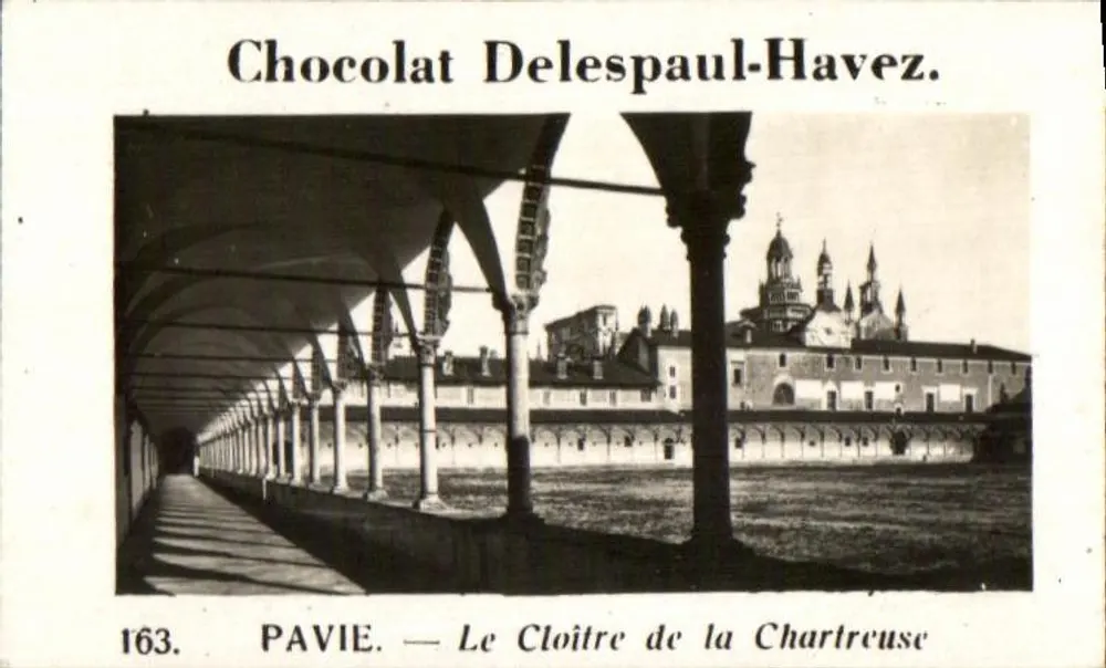 Pavie — O Claustro da Chartreuse — Chocolate Delespaul-Havez, n°163 - Frente