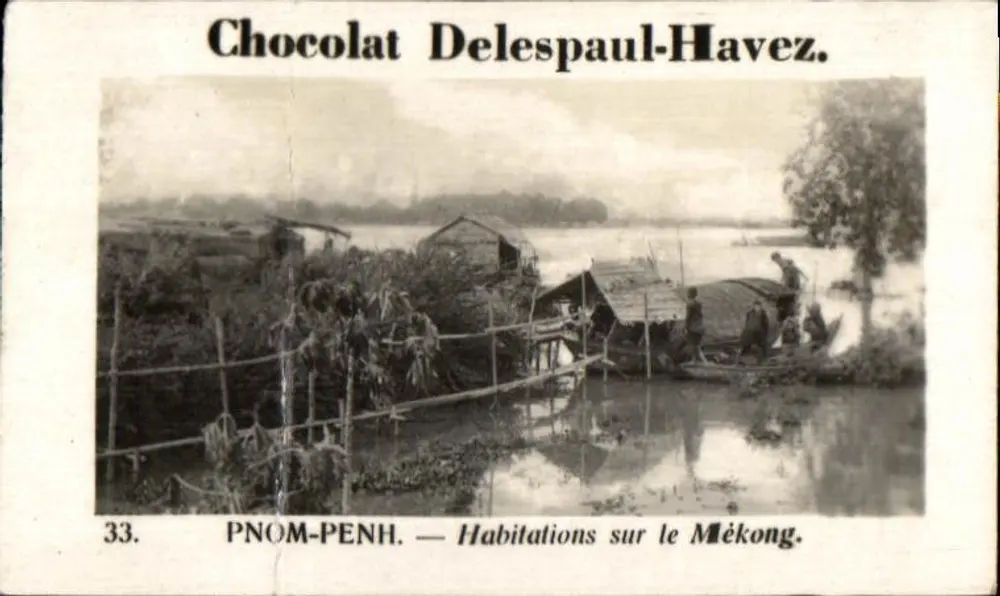 PHNOM-PENH — Wohnungen am Mekong — Chocolat Delespaul-Havez, Nr. 33 - Vorderseite