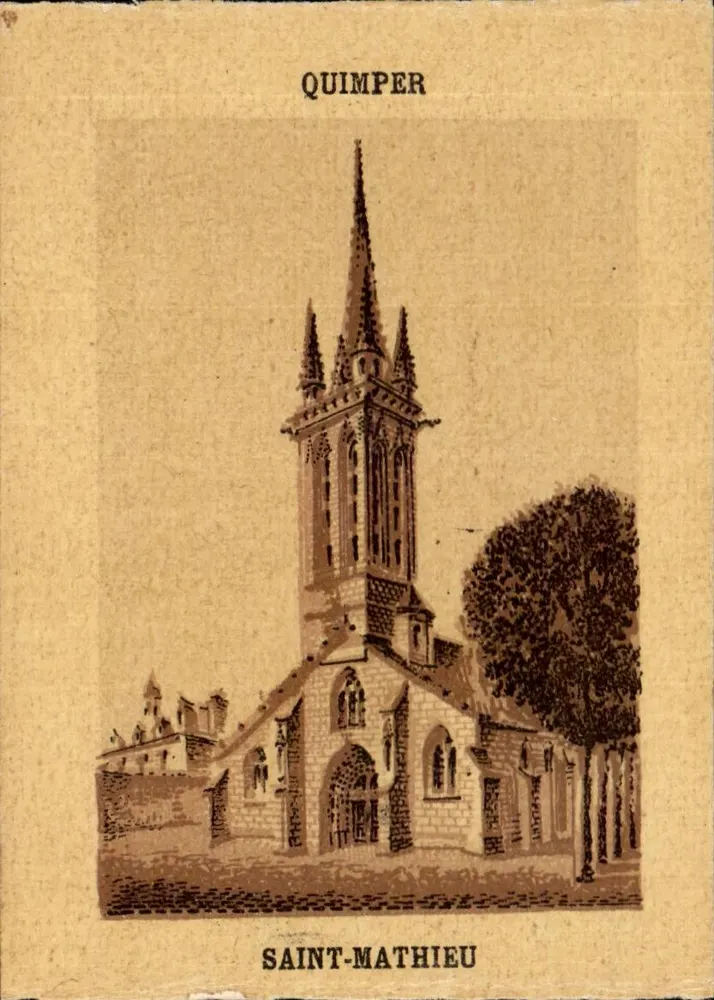 Quimper — Katedra św. Matylda — Nieznany wydawca, nr 7 - Awers