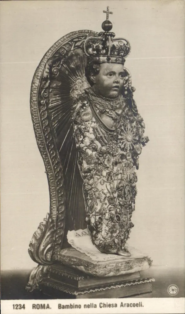 Bambino di Aracoeli — estátua ornada — NPG, n° 1234 - Frente