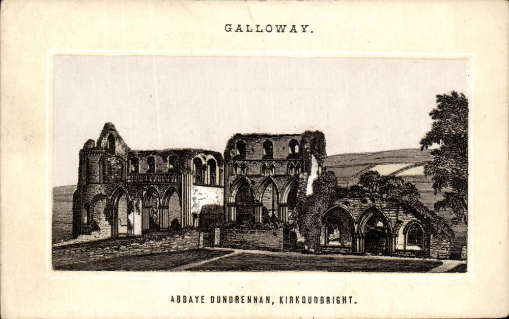 Abbaye de Dundrennan, Kirkcudbright — Galloway — unbekannter Verlag, Seriennummer nicht sichtbar - Vorderseite