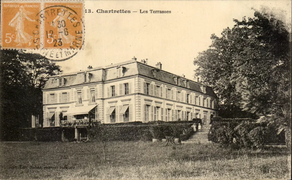 Chartrettes — As Terrasses — Editor Thomas, receveur-buriniste - Frente