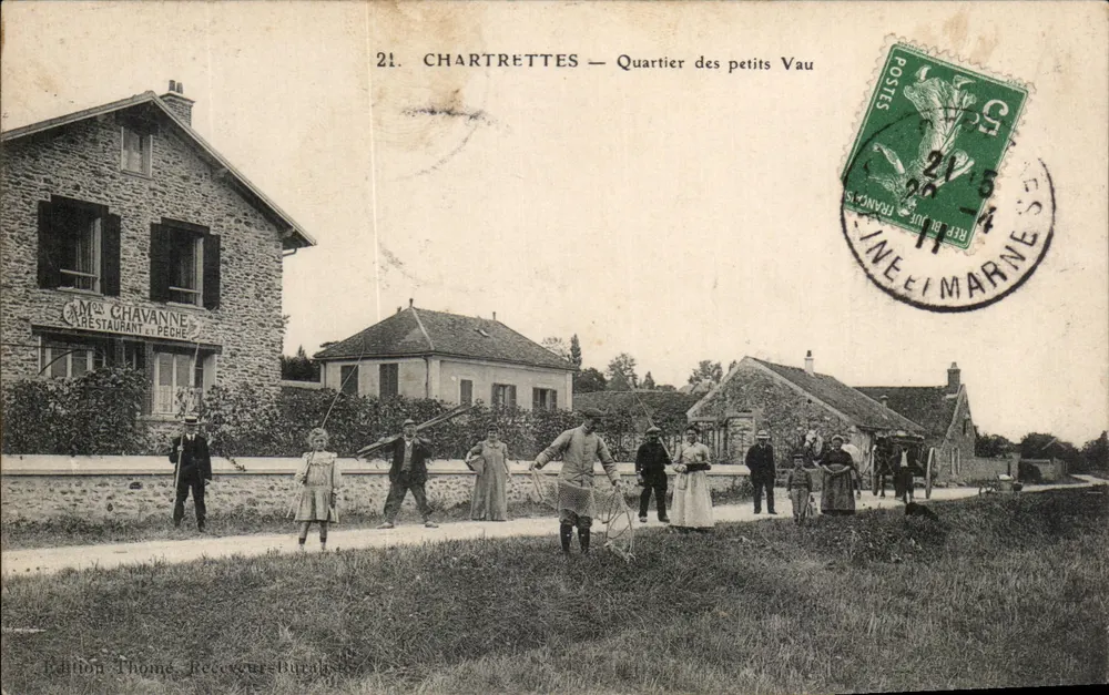Chartrettes — Viertel der Kleinen Vau — Edition Thome, Recey-sur-Ource - Vorderseite