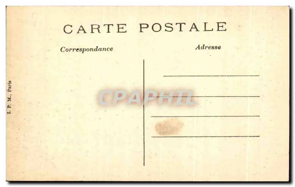Chartrettes — Treffen der Fischer — Restaurant des Terrasses — Édition Thôme, Postamtsempfänger - Rückseite