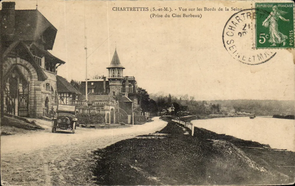 Chartrettes (S.-et-M.) - Ansicht der Ufer der Seine (Ansicht des Clos Barbeau) — Morin, Verlag - Vorderseite