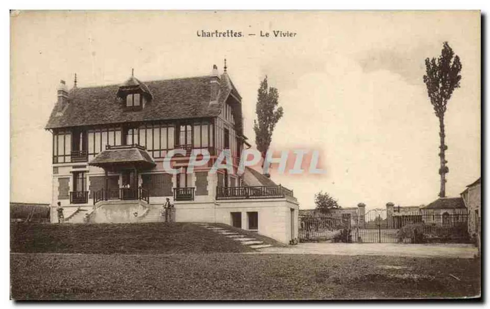 Chartrettes — Le Vivier — Impressor J. Brouss - Frente