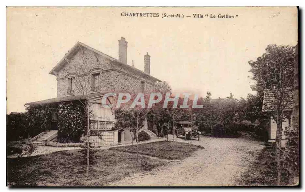 Chartrettes (S.-et-M.) — Villa "Le Grillon" - Frente