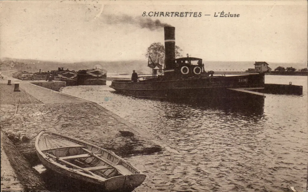 Chartrettes — A Cachoeira — Editor Thome, n°8 - Frente