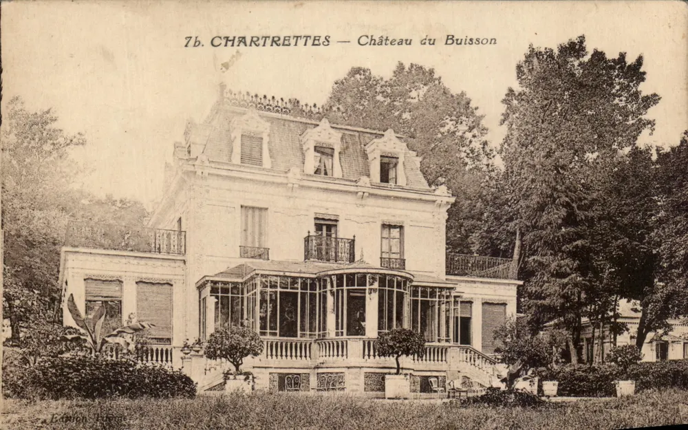 Chartrettes — Castelo do Buisson — Editor Léon Vignes - Frente