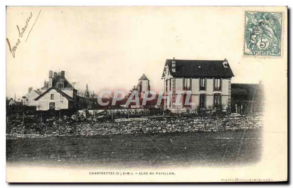 Chartrettes (S.-M.) — Clos do Pavilhão — Piquet, Hotel-Restaurante - Frente
