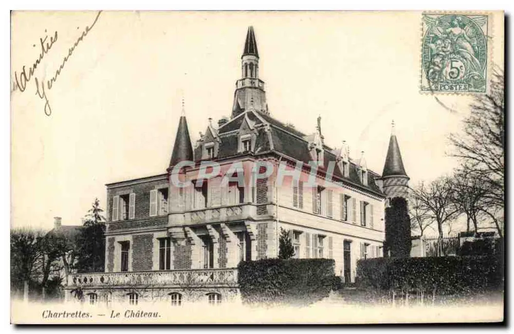 Chartrettes — O Castelo — Aldenities Yonne - Frente