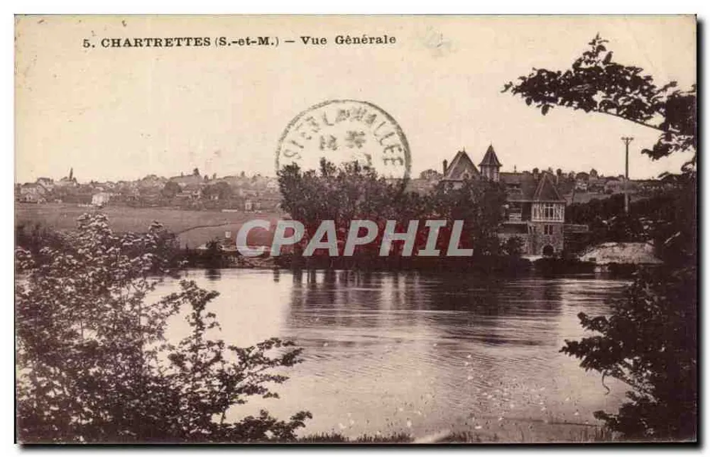 Chartrettes (S.-et-M.) — Vista Geral — Editor: S. L. L. (n°5) - Frente