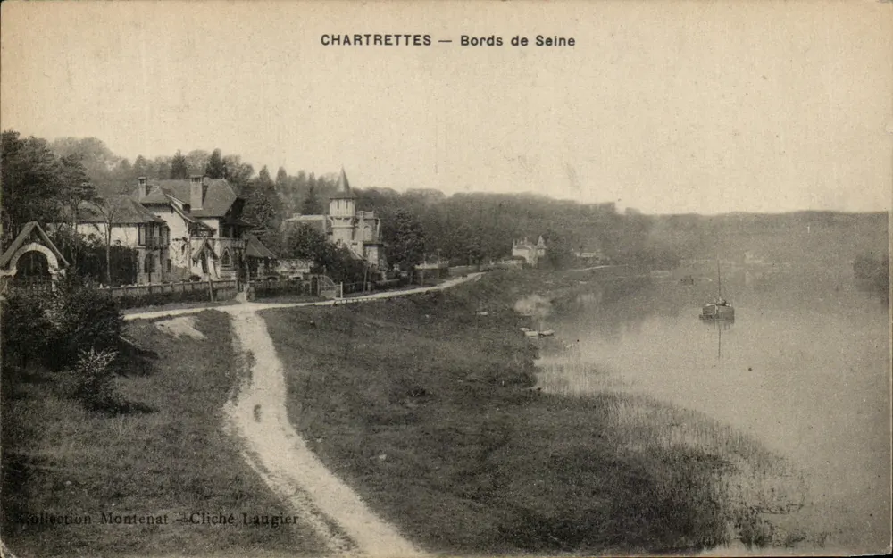 Chartrettes — Margens do Sena — Coleção Montenat — Cliché Laugier - Frente