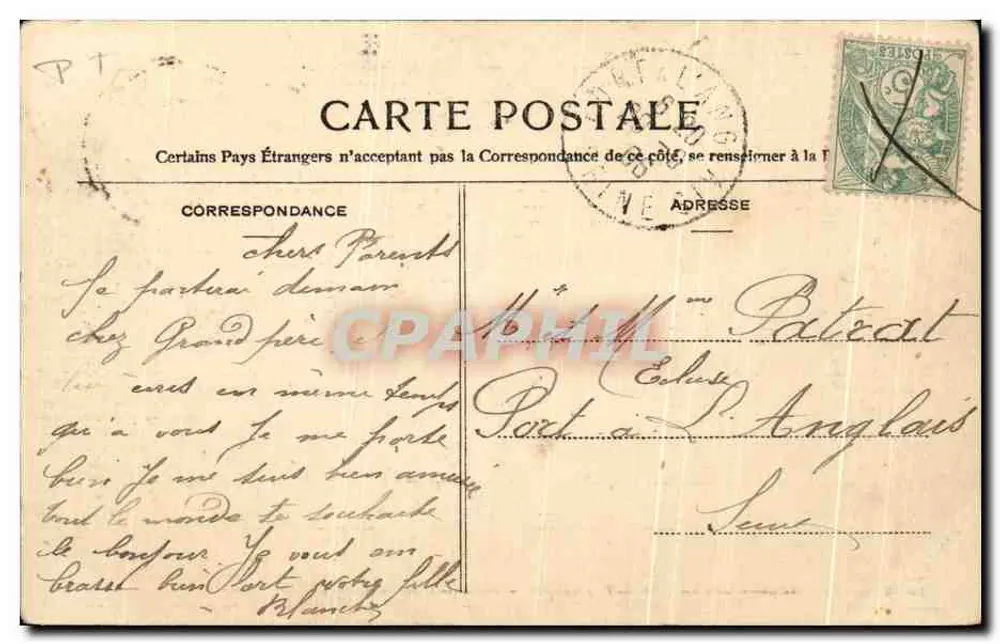 Chartrettes — Margens do Sena, as Ilhas — Thibault, editor Melun-Fontainebleau - Verso