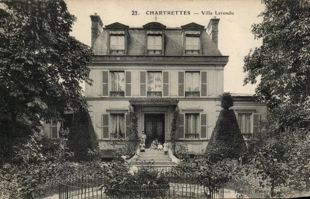 Cartões postais — Villa Lerendu — Edição Théme, Receveur d'Artista - Frente