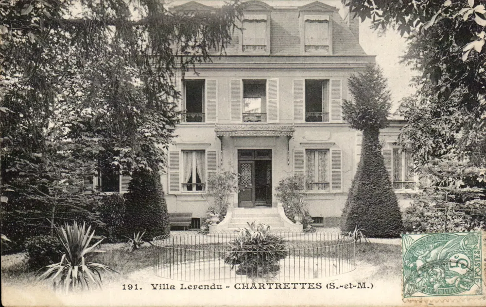 Villa Lerendu — Chartrettes (S.-et-M.) — editor desconhecido, n° 191 - Frente