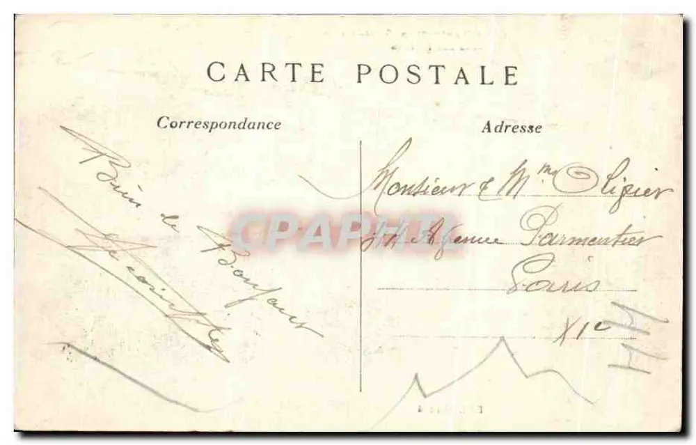 Chartrettes (S.-ci-M.) — Villa dos Troënes — Ed. Girard - Verso