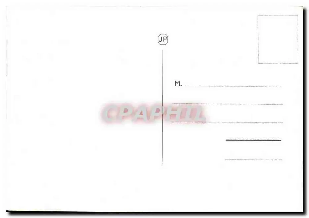 Chartrettes — casa com torre — cartão postal ilustrado de um corvo - Verso