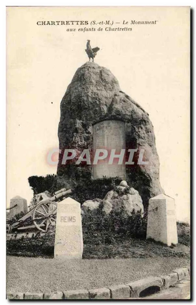 Chartrettes (S.-et-M.) — Denkmal für die Kinder von Chartrettes — Verlag Cosson, Paris - Vorderseite