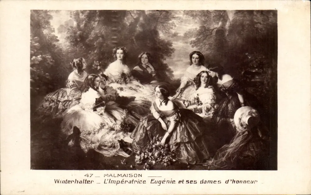 Malmaison — Kaiserin Eugénie und ihre Damen der Suite — Winterhalter, n°47 - Vorderseite
