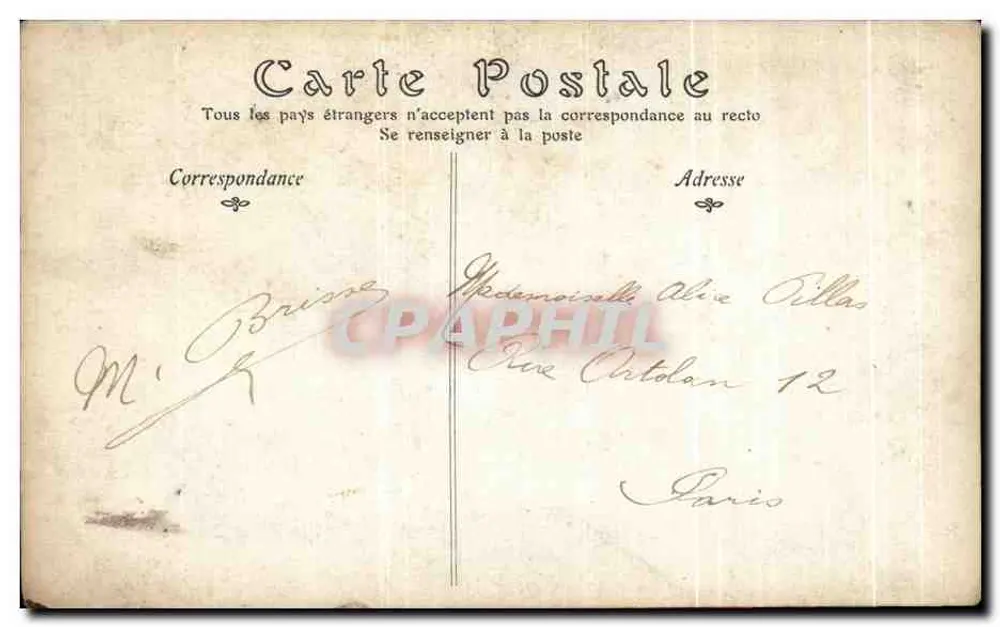 Décant de Tempestade — Salon de 1908 — por E. Baudoux - Verso