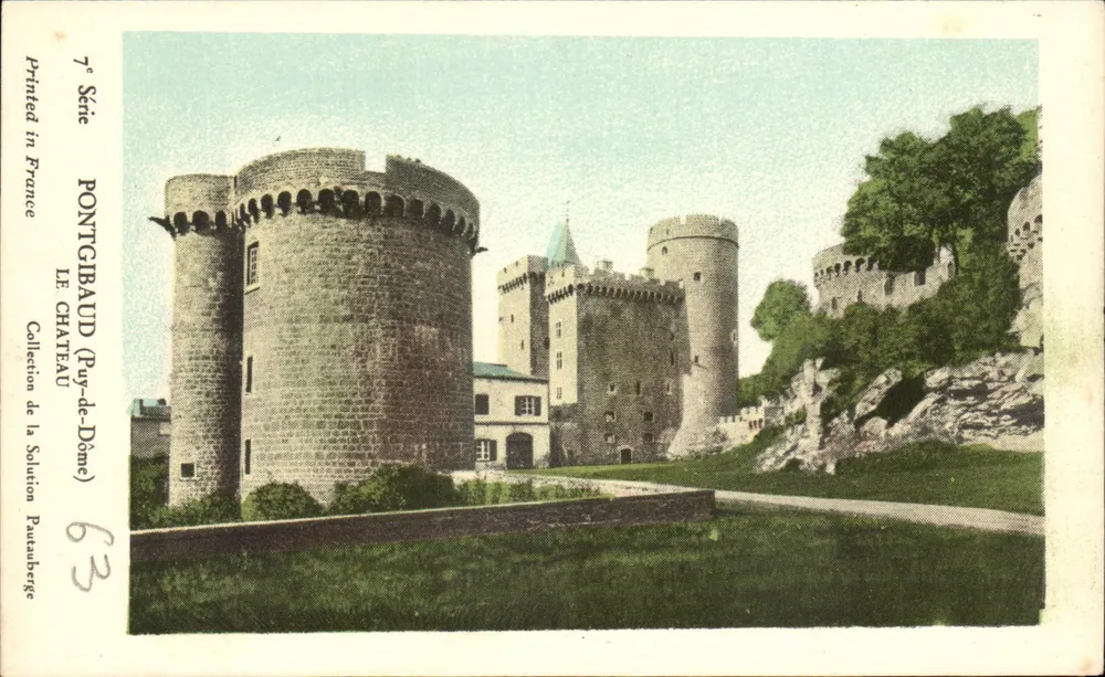 Pontgibaud (Puy-de-Dôme) — Le Château — Collection de la Solution Pautauberge, 7e Série - Frente