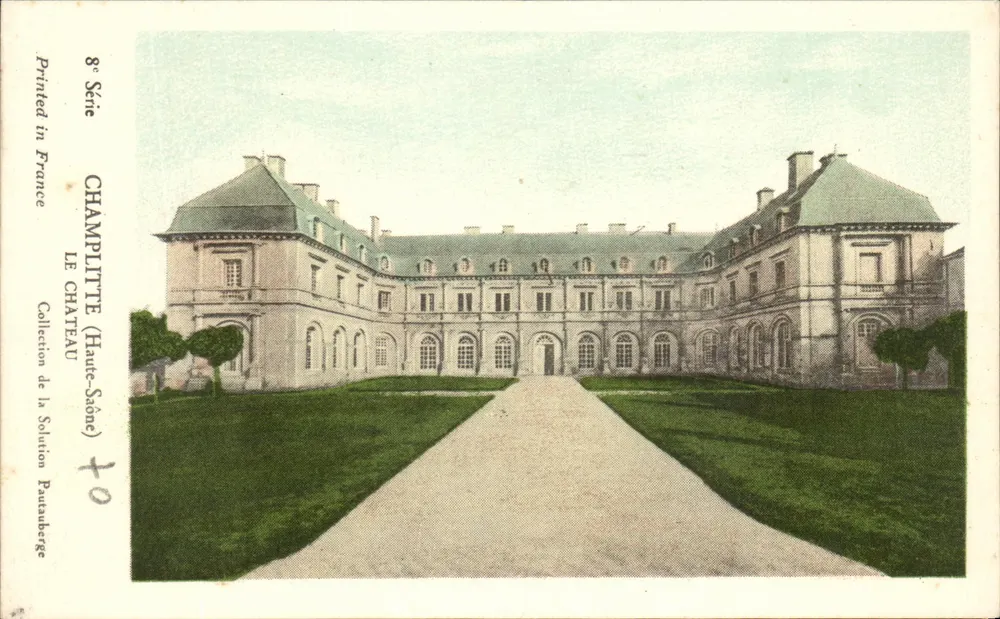 Champlitte (Haute-Saône) — O Castelo — Coleção da Solution Patauberge - Frente