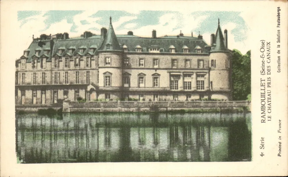 Rambouillet — O Castelo tomado pelos Canais — Coleção da Solution Pautaubeerge, 4ª Série - Frente