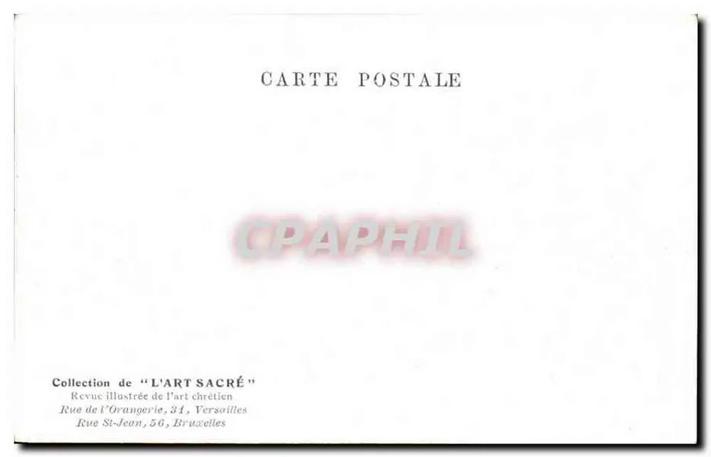 Mons — Chiesa di Santa Waudru — Collezione 'L'Art Sacré' - Verso