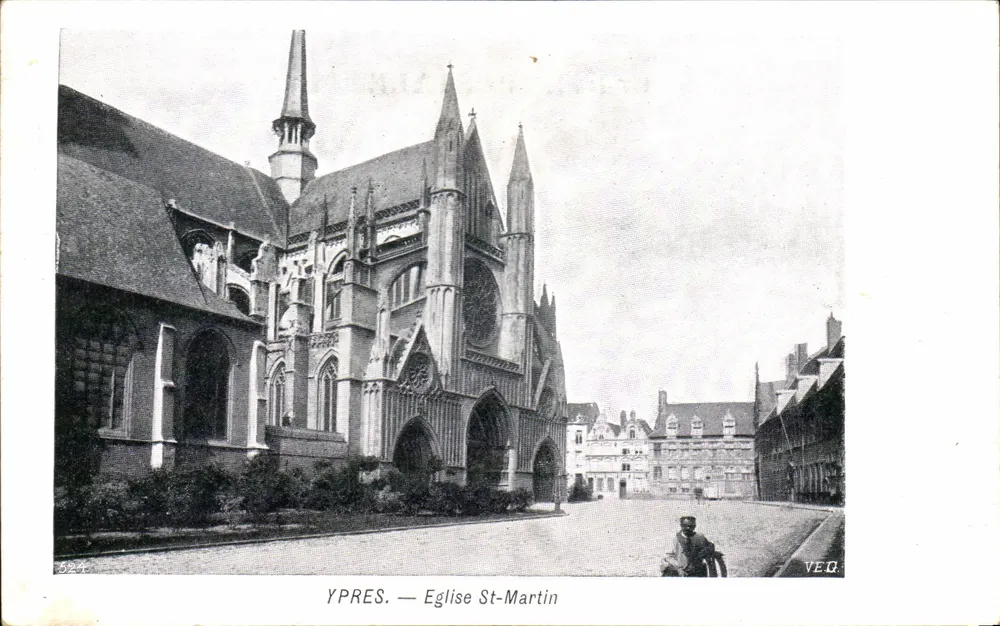 Ypres — Igreja de São Martinho — V.E.Q. n°524 - Frente