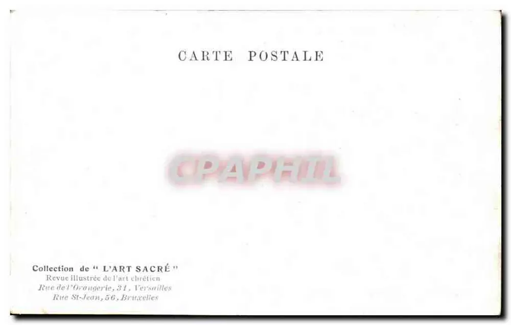 Grab der Kardinäle von Amboise in der Kathedrale von Rouen — Sammlung von 'L'ART SACRÉ' - Rückseite