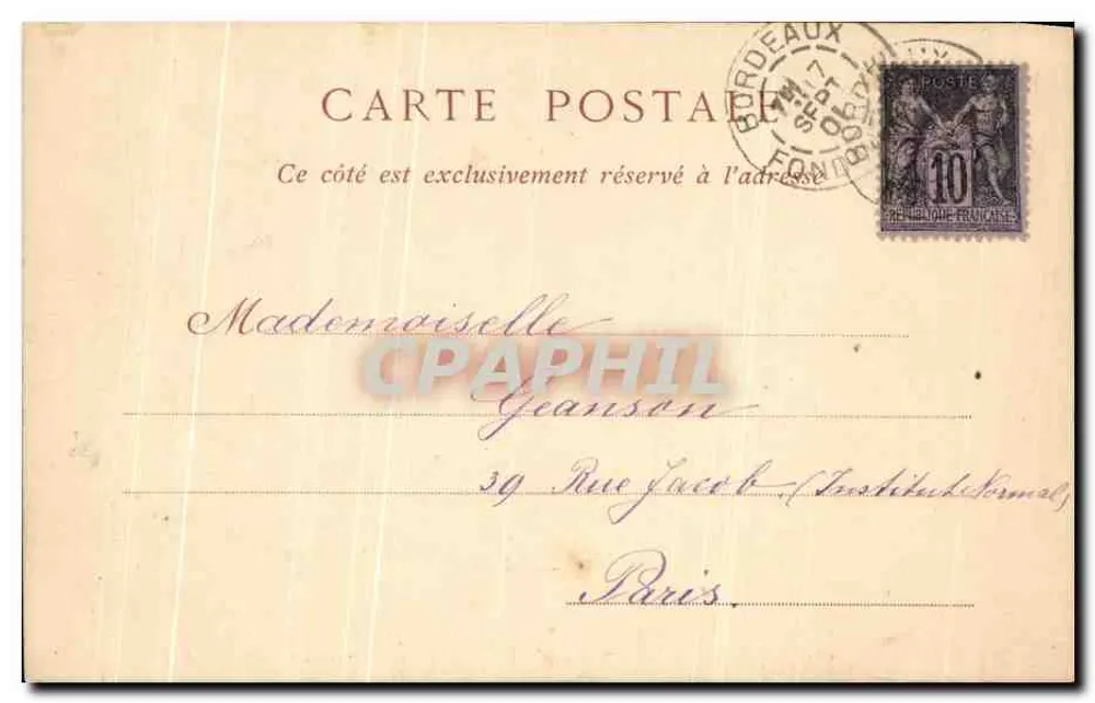 Tomada de Orléans por Joana d'Arc — ND Pbot — I.-E. Lenepeu - Verso
