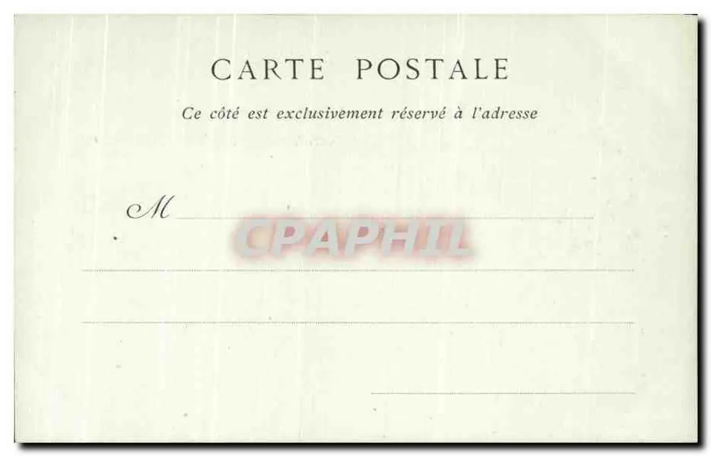 Castelo de Chantilly — A Casa de Silvie — Editor V. Lumineau, Liége - Verso