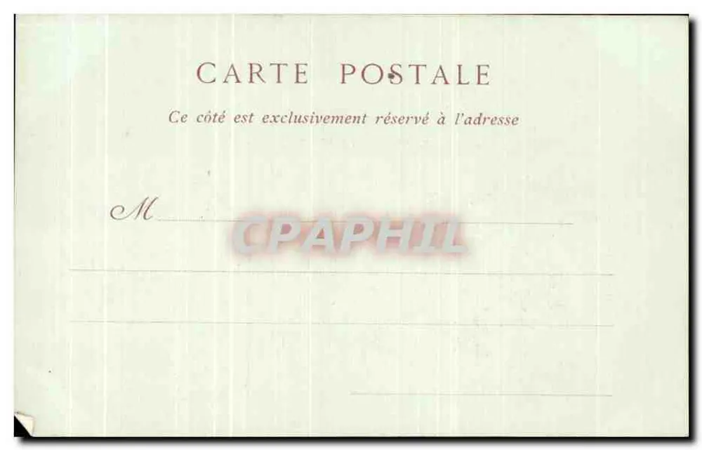 Château de Chantilly — La Porte Saint-Denis und die Ställe — Veuve ROINEAU, Buchhändlerin, Chantilly - Rückseite