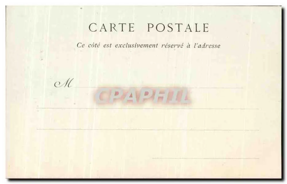 Park des Schlosses Chantilly — Die drei Alleen — Veuve ROBINEAU, Chantilly - Rückseite